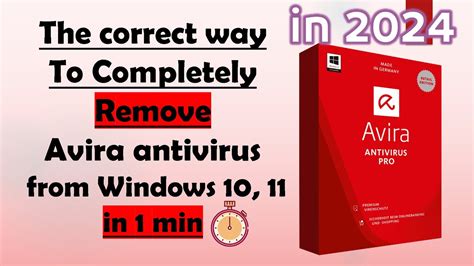 how to remove avira